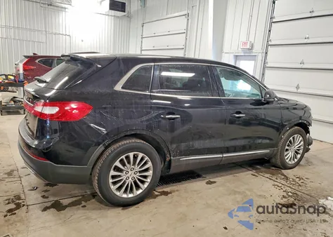 2017 Lincoln Mkx Select z USA, uszkodzony, nr VIN 2LMPJ6KR4HBL40045